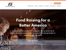 Tablet Screenshot of fundraisingstrategies.com